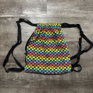 Disney Parks Original Rainbow Drawstring Bag